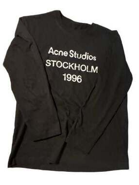 Acne Studios 1996 Long Sleeve T-Shirt Black